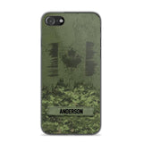 Personalized Canadian Soldier/Veteran Camo Phonecase 3D Printed 22DEC-DT15