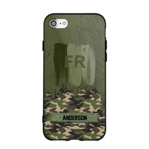 Personalized France Soldier/Veteran Camo Phonecase 3D Printed 22DEC-DT15