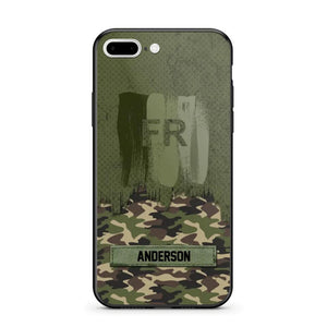 Personalized France Soldier/Veteran Camo Phonecase 3D Printed 22DEC-DT15