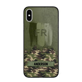 Personalized France Soldier/Veteran Camo Phonecase 3D Printed 22DEC-DT15