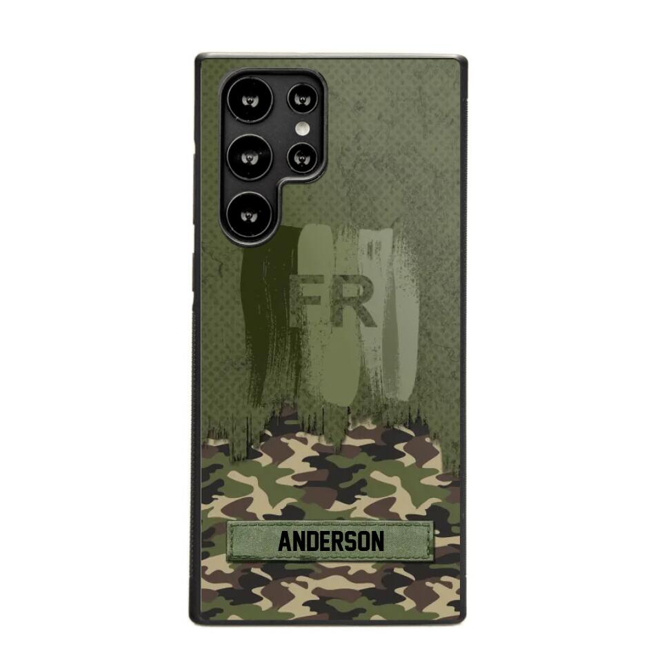 Personalized France Soldier/Veteran Camo Phonecase 3D Printed 22DEC-DT15