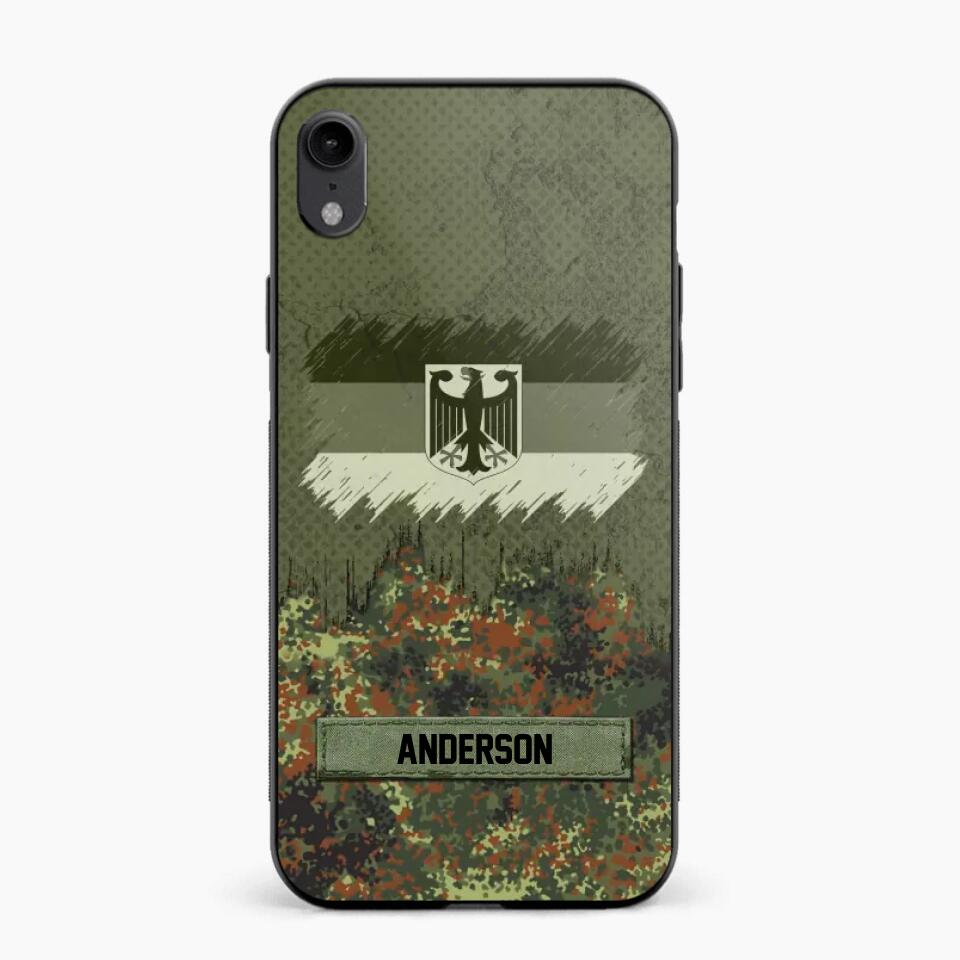 Personalized German Soldier/Veteran Camo Phonecase 3D Printed 22DEC-DT15