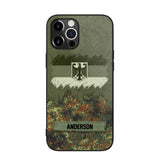 Personalized German Soldier/Veteran Camo Phonecase 3D Printed 22DEC-DT15