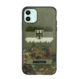 Personalized German Soldier/Veteran Camo Phonecase 3D Printed 22DEC-DT15