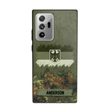 Personalized German Soldier/Veteran Camo Phonecase 3D Printed 22DEC-DT15