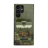 Personalized German Soldier/Veteran Camo Phonecase 3D Printed 22DEC-DT15