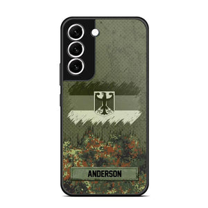 Personalized German Soldier/Veteran Camo Phonecase 3D Printed 22DEC-DT15