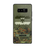 Personalized German Soldier/Veteran Camo Phonecase 3D Printed 22DEC-DT15