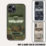 Personalized German Soldier/Veteran Camo Phonecase 3D Printed 22DEC-DT15