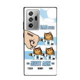 Personalized Best Cat Dad Ever Just Ask Soccer Players Phonecase Printed PNDT1912