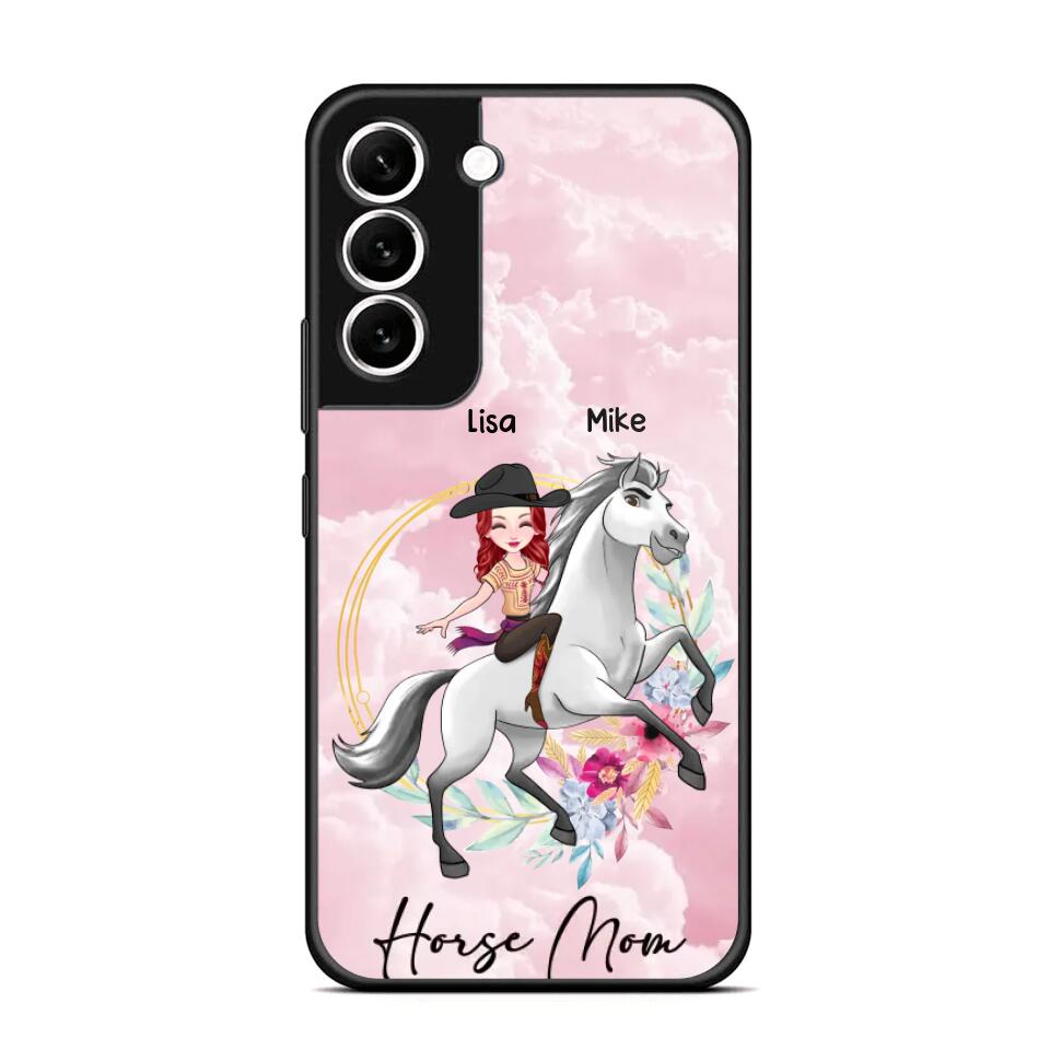 Personalized Horse Riding Girl Phonecase 3D Printed PNHY1912