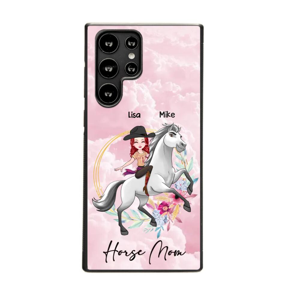 Personalized Horse Riding Girl Phonecase 3D Printed PNHY1912