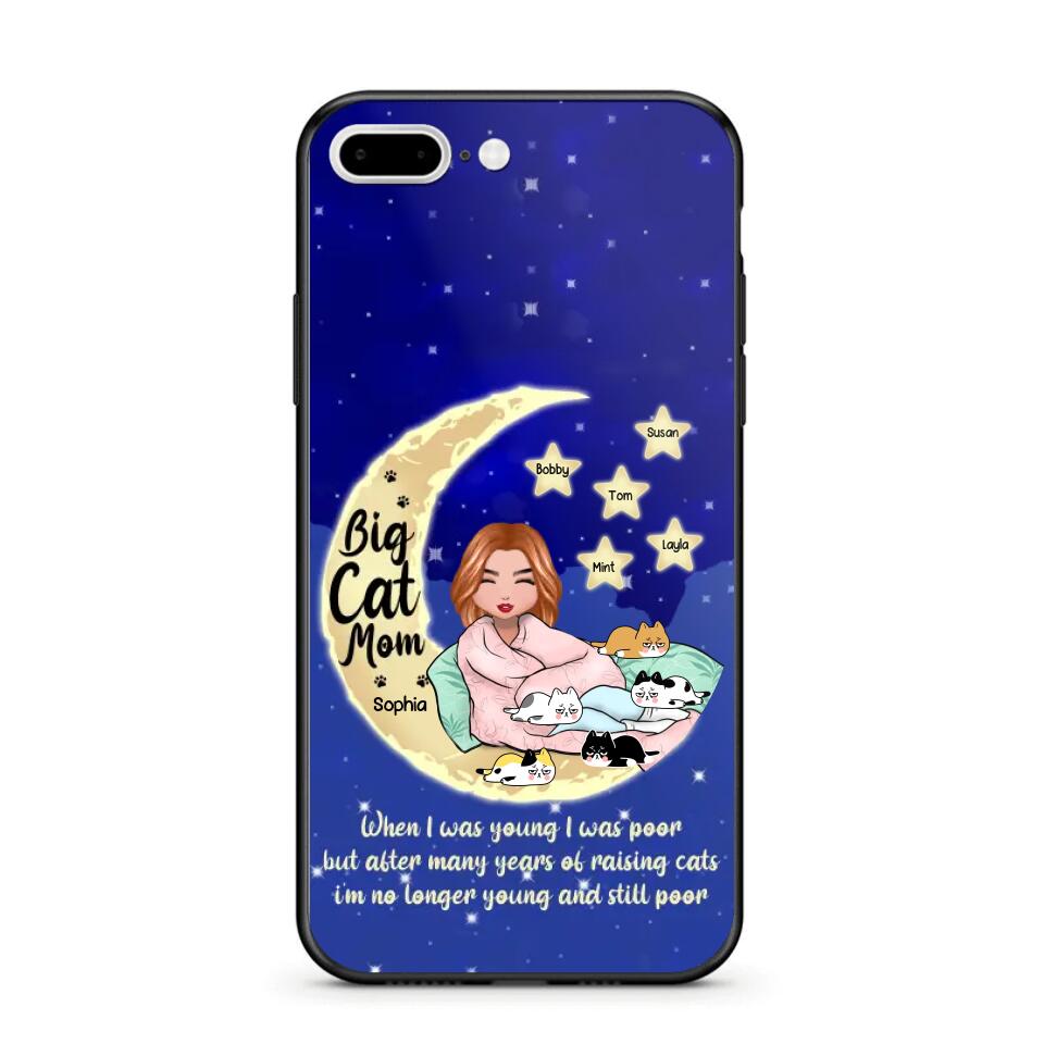 Personalized Big Cat Mom Phonecase 3D Printed PNHY2212