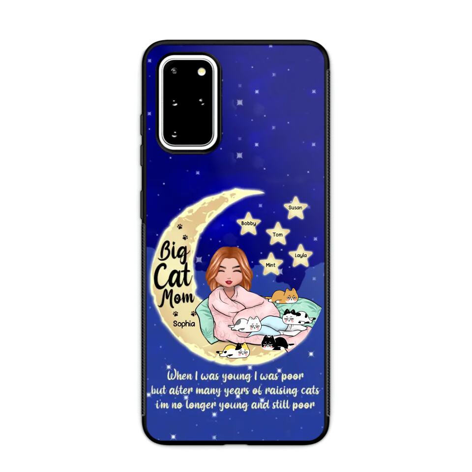 Personalized Big Cat Mom Phonecase 3D Printed PNHY2212