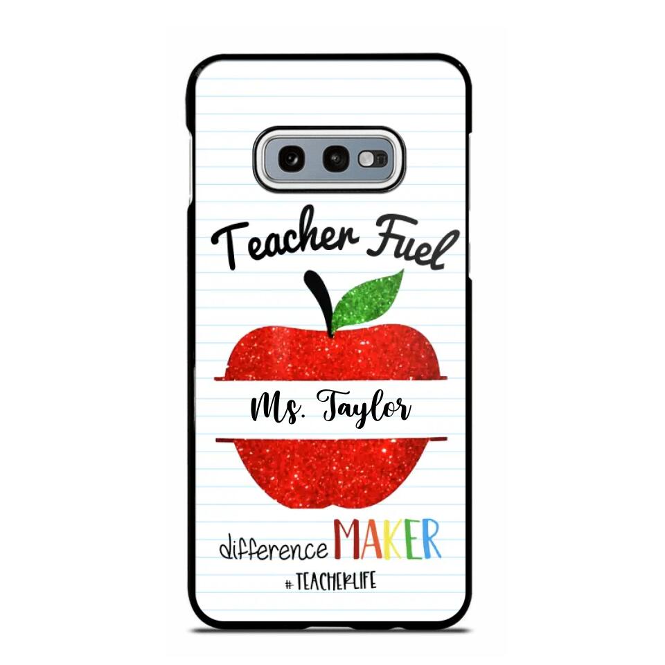 Personalized Teacher Fuel With Name Phonecase 3D Printed 22DEC-DT23