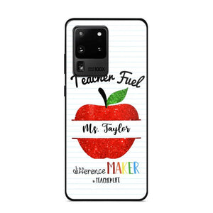 Personalized Teacher Fuel With Name Phonecase 3D Printed 22DEC-DT23