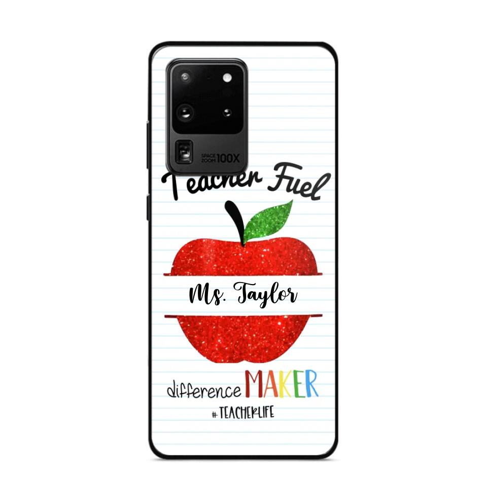 Personalized Teacher Fuel With Name Phonecase 3D Printed 22DEC-DT23