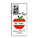 Personalized Teacher Fuel With Name Phonecase 3D Printed 22DEC-DT23