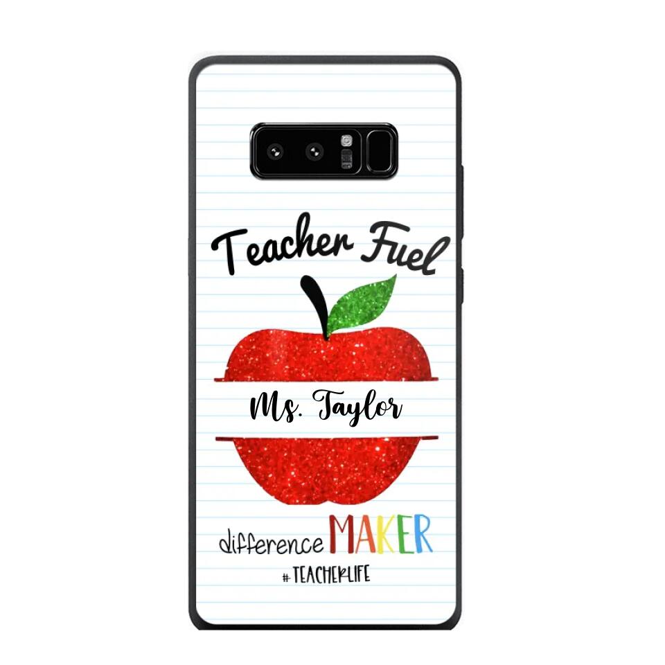 Personalized Teacher Fuel With Name Phonecase 3D Printed 22DEC-DT23