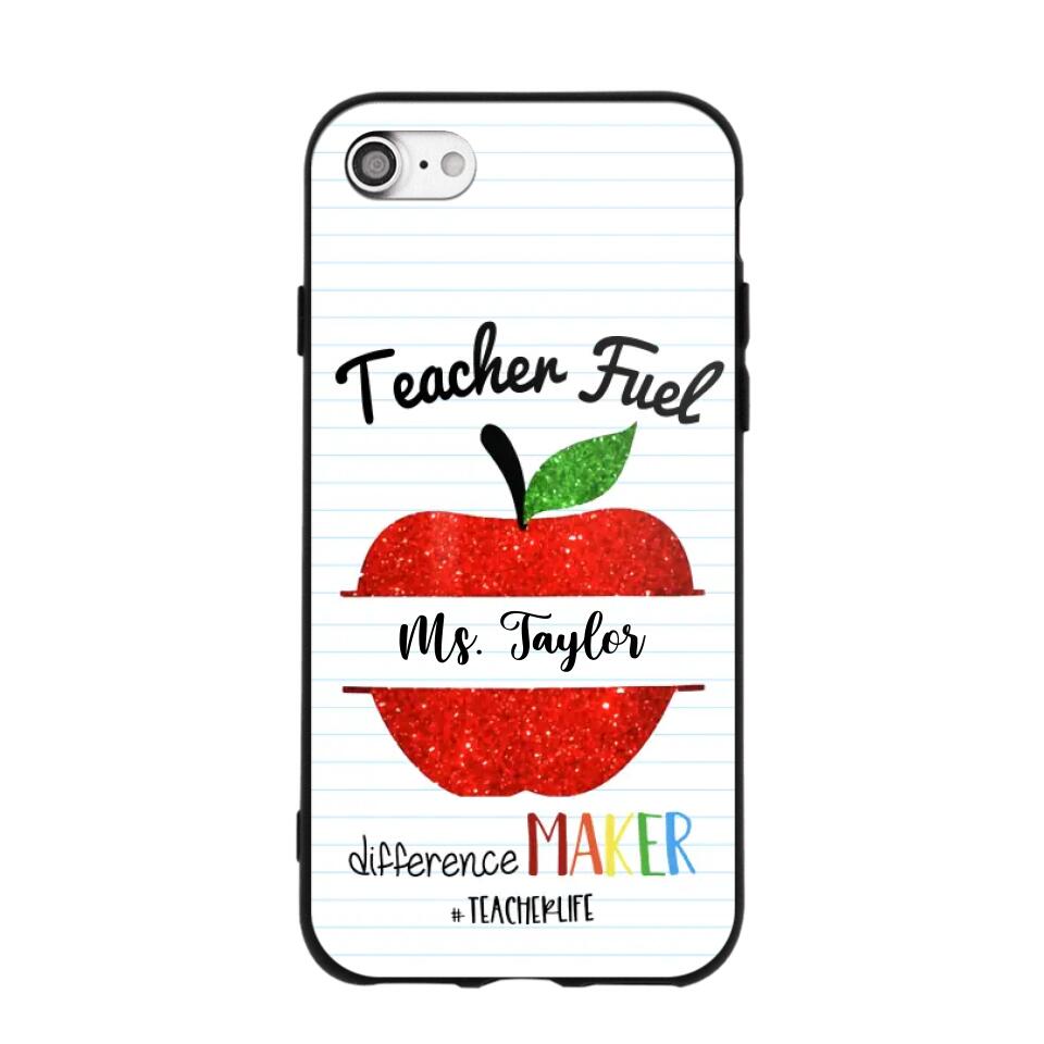 Personalized Teacher Fuel With Name Phonecase 3D Printed 22DEC-DT23