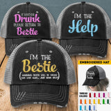 Personalized I'm The Bestie Cap Printed 23JAN-HQ04