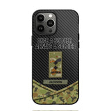 Personalized Australian Once A Soldier Always A Soldier Camo Phonecase 3D Printed 23JAN-HY03