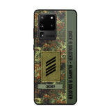 Personalized German Soldier/ Veteran Once A Soldier Always A Soldier Camo Phonecase 3D Printed QTDT1001