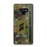 Personalized German Soldier/ Veteran Once A Soldier Always A Soldier Camo Phonecase 3D Printed QTDT1001