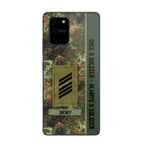 Personalized German Soldier/ Veteran Once A Soldier Always A Soldier Camo Phonecase 3D Printed QTDT1001