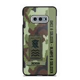 Personalized Irish Soldier/ Veteran Once A Soldier Always A Soldier Camo Phonecase 3D Printed QTDT1001