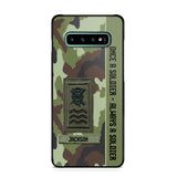 Personalized Irish Soldier/ Veteran Once A Soldier Always A Soldier Camo Phonecase 3D Printed QTDT1001