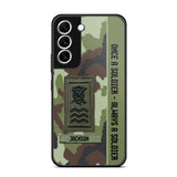 Personalized Irish Soldier/ Veteran Once A Soldier Always A Soldier Camo Phonecase 3D Printed QTDT1001