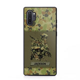 Personalized Australian Soldier/ Veteran Camo Phonecase 3D Printed 23JAN-HY10