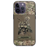 Personalized UK Soldier/ Veteran Camo Phonecase 3D Printed 23JAN-HY10