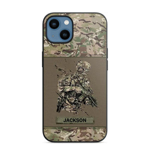 Personalized UK Soldier/ Veteran Camo Phonecase 3D Printed 23JAN-HY10