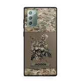 Personalized UK Soldier/ Veteran Camo Phonecase 3D Printed 23JAN-HY10