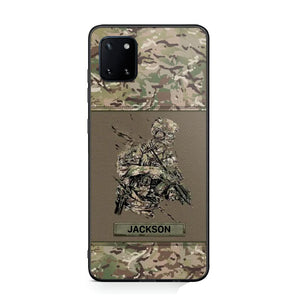 Personalized UK Soldier/ Veteran Camo Phonecase 3D Printed 23JAN-HY10