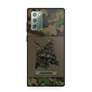 Personalized Swiss Soldier/ Veteran Camo Phonecase 3D Printed 23JAN-HY10