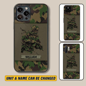 Personalized Swiss Soldier/ Veteran Camo Phonecase 3D Printed 23JAN-HY10