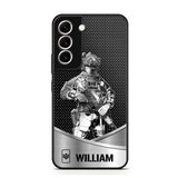 Personalized Canadian Soldier/ Veteran Rank Camo Phonecase 3D Printed 23JAN-DT10