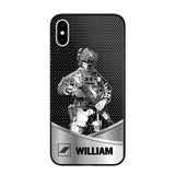 Personalized France Soldier/ Veteran Rank Camo Phonecase 3D Printed 23JAN-DT10