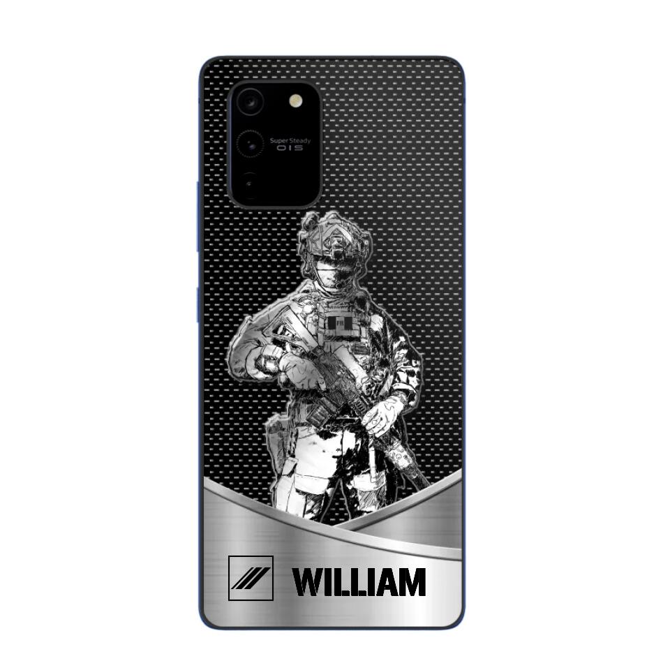 Personalized France Soldier/ Veteran Rank Camo Phonecase 3D Printed 23JAN-DT10