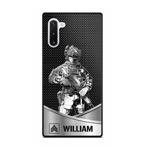 Personalized US Soldier/ Veteran Rank Camo Phonecase 3D Printed 23JAN-DT10