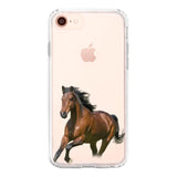 Personalized Horse Lover Transparent Silicone Phone Case 22JAN-VD10