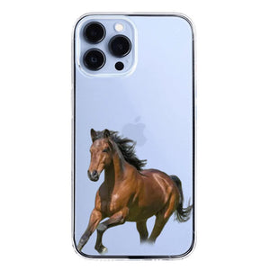 Personalized Horse Lover Transparent Silicone Phone Case 22JAN-VD10