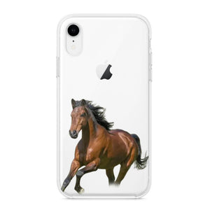 Personalized Horse Lover Transparent Silicone Phone Case 22JAN-VD10