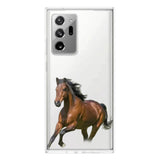 Personalized Horse Lover Transparent Silicone Phone Case 22JAN-VD10