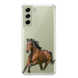 Personalized Horse Lover Transparent Silicone Phone Case 22JAN-VD10