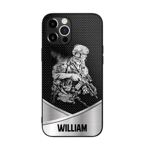 Personalized Soldier/ Veteran Phonecase 3D Printed 23JAN-HY11