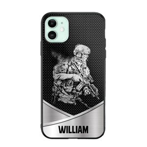 Personalized Soldier/ Veteran Phonecase 3D Printed 23JAN-HY11